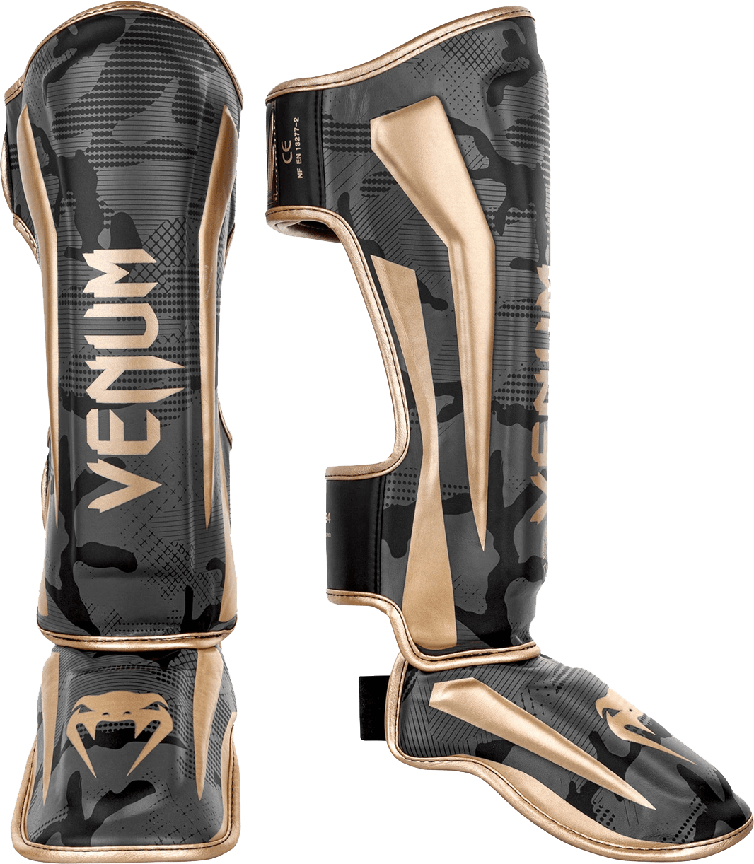 Venum Elite Shingear - Camo Black/Gold