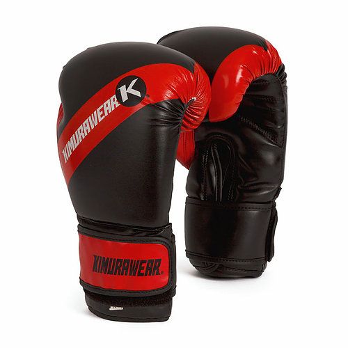 Kimurawear Aspire Black/Red Boxing Gloves