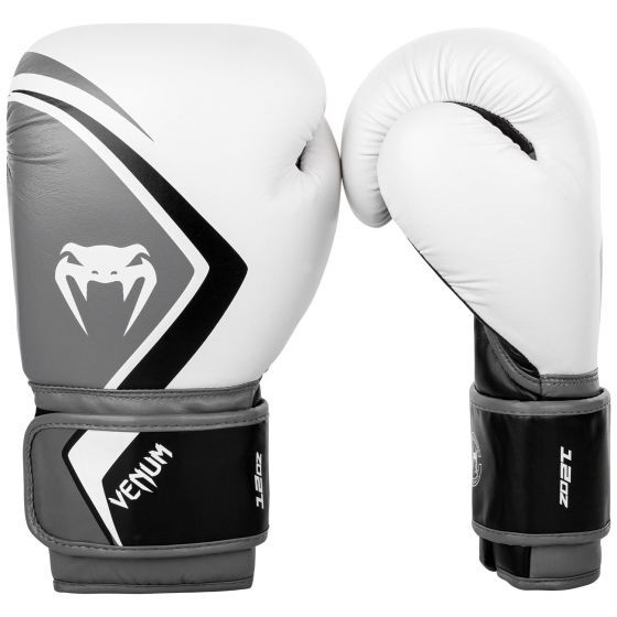 Venum Contender 2.0 Boxing Gloves - White/Grey