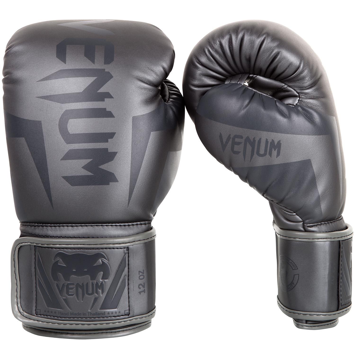Venum Elite Boxing Gloves Grey