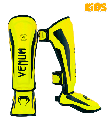 Venum Elite Kids Shingear - Neon Yellow