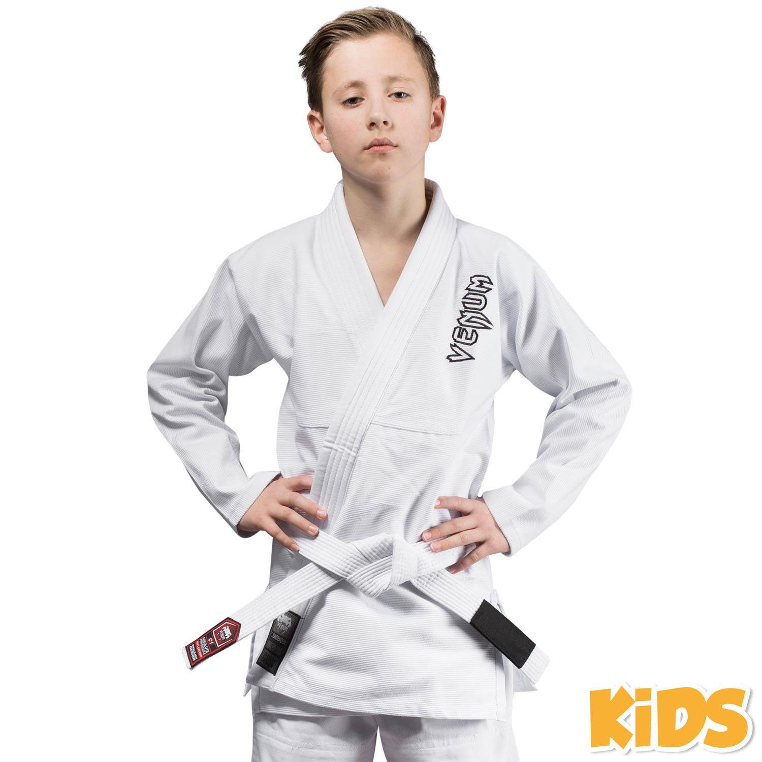 Venum Contender Kids BJJ Gi (White)