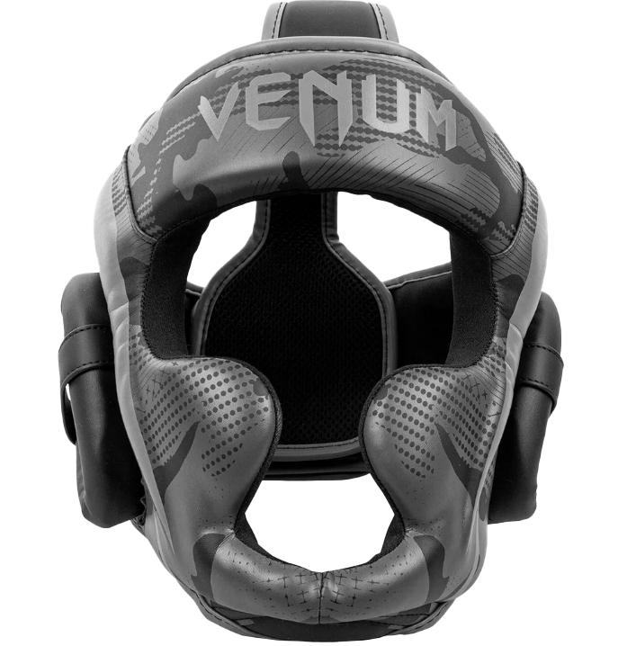 Venum Elite Headgear Black/Grey Camo
