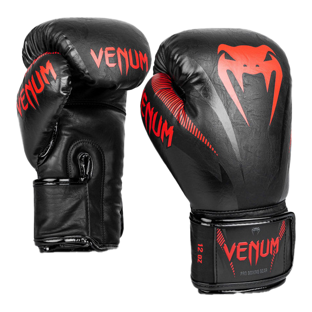 Venum Impact Boxing Gloves - Black/Red