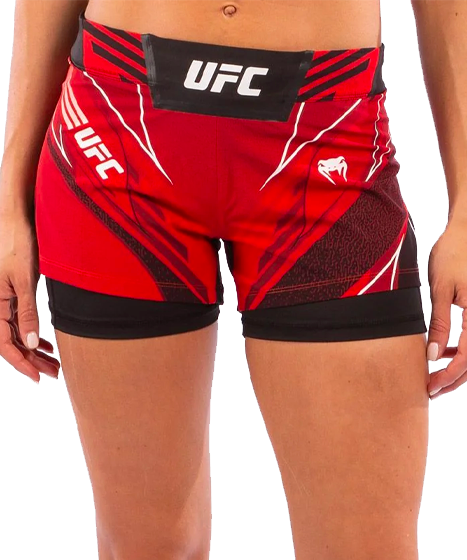Venum x UFC Authentic Fight Night Shorts - Womens Short Fit Red