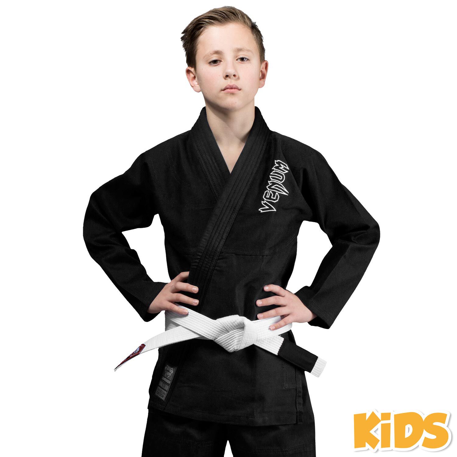 Venum Contender Kids BJJ Gi (Black)
