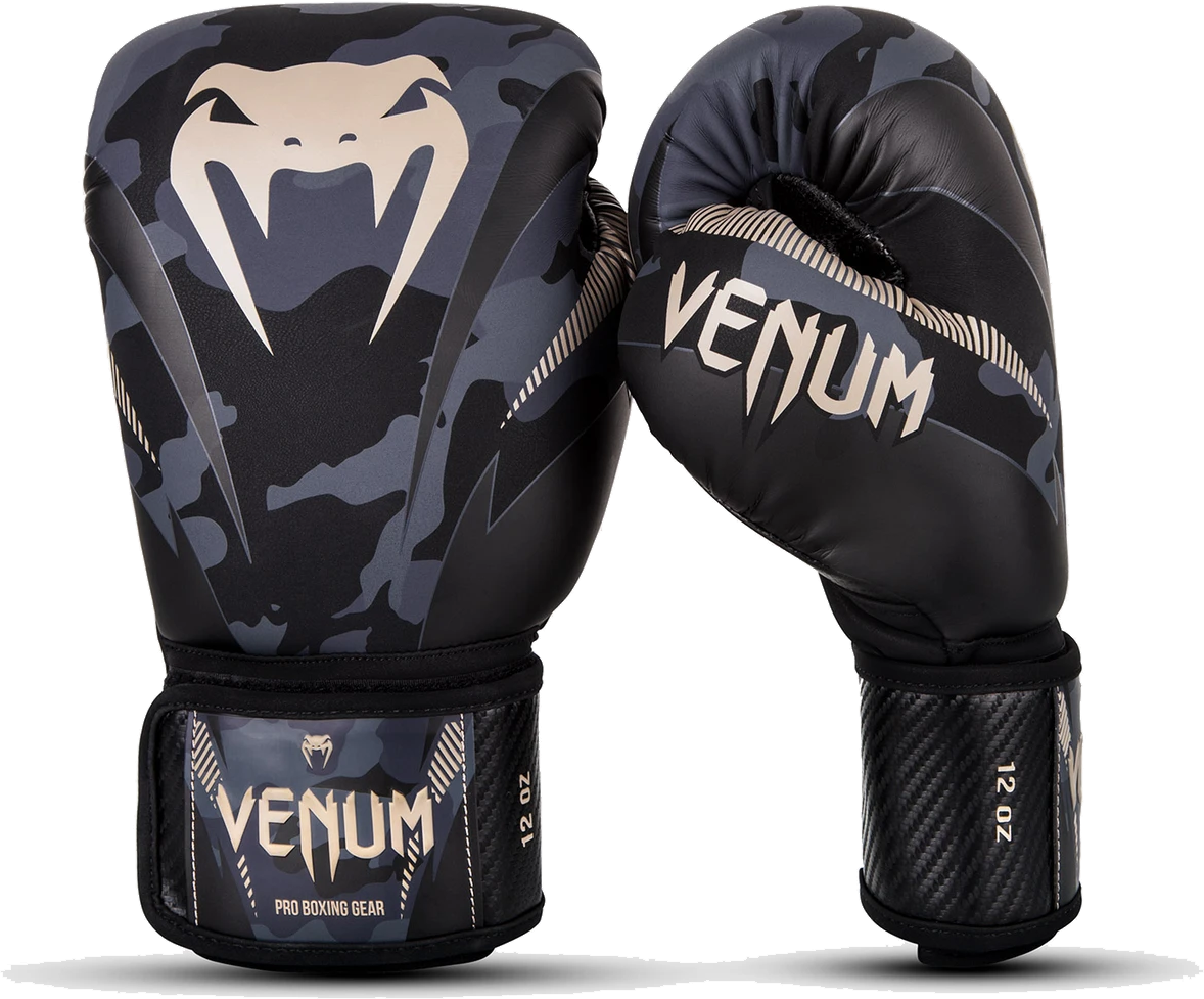 Venum Impact Boxing Gloves - Camo/Sand
