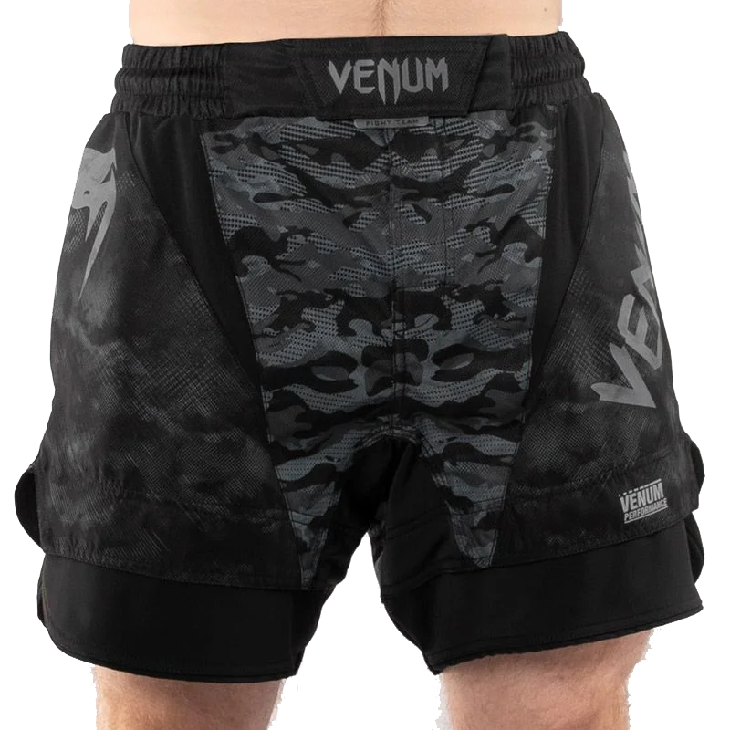 Venum Defender Fightshorts (Dark Camo)