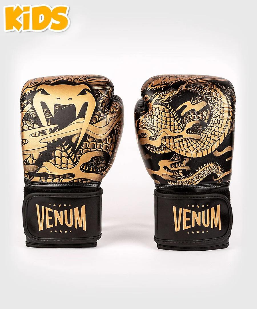 Venum Dragon Flight Boxing Gloves - Black/Bronze