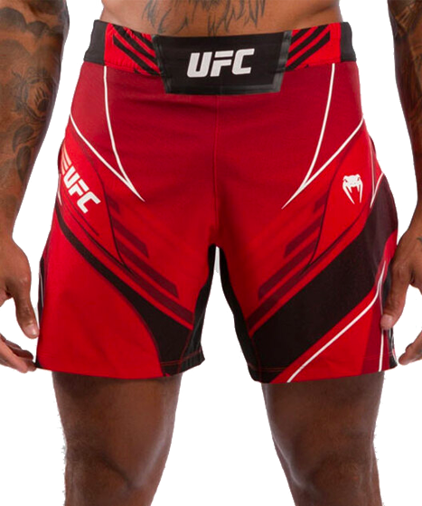 Venum x UFC Authentic Fight Night Shorts - Mens Long Fit Red