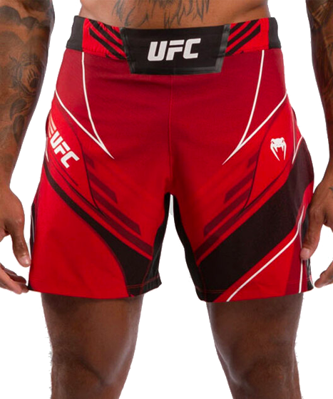 UFC Venum Authentic Fight Night Men's Shorts - Long Fit - Red: S