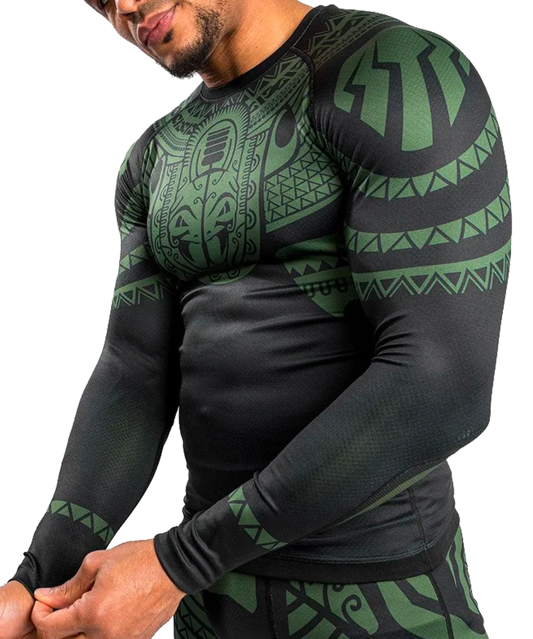 Venum Nakahi Rashguard - Black/Khaki