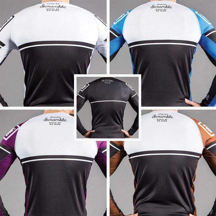 Scramble BJJ Ranked Rashguard All Colours MMA Addict