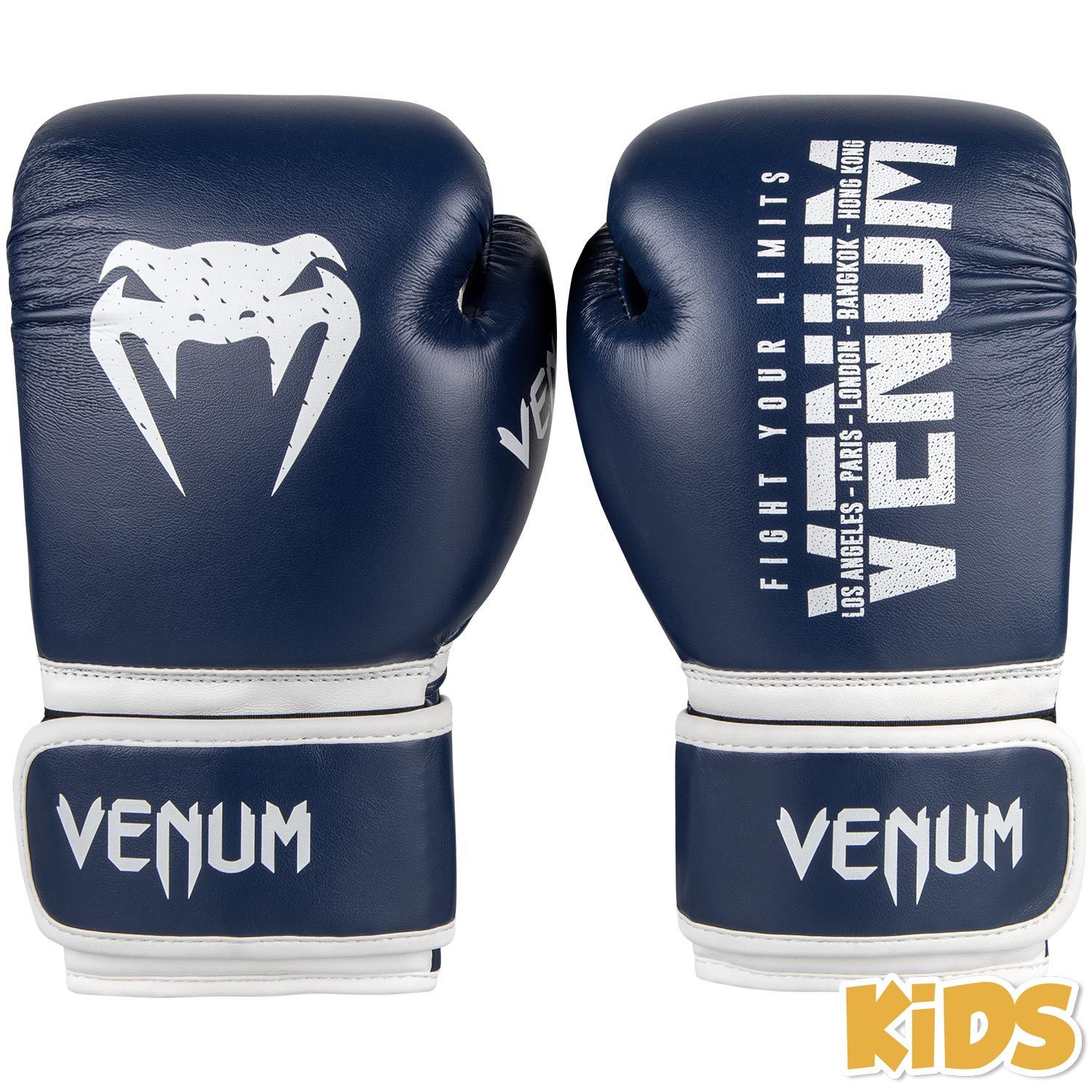 Venum Signature Kids Boxing Gloves - Navy
